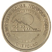 Монета Гибралтар 1 фунт 2018 Новый Calpe House