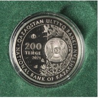 Монета Казахстан 100 тенге 2021 Кулан PROOF