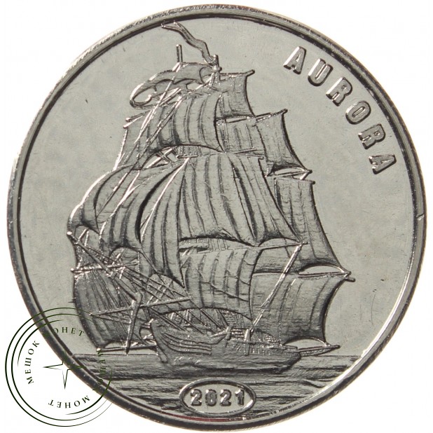 Флорес 1 доллар 2021 Аврора
