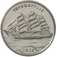 Монета Флорес 1 доллар 2021 Фермопилы