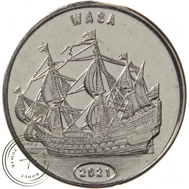 Флорес 1 доллар 2021 Ваза