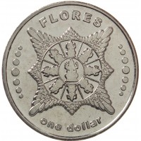 Флорес 1 доллар 2021 Ваза