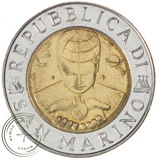 Сан-Марино 500 лир 1999
