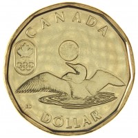 Монета Канада 1 доллар 2012 Олимпийские игры в Лондоне