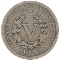 Монета США 5 центов 1911