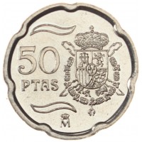 Монета Испания 50 песет 1999