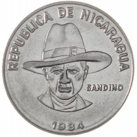 Монета Никарагуа 1 кордоба 1984