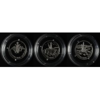 Монета Набор 1 рубль 2007 Космические войска