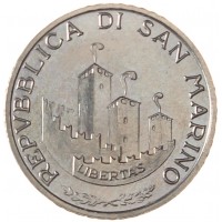 Монета Сан-Марино 100 лир 1993