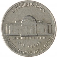 США 5 центов 1988 D