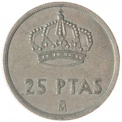 Монета Испания 25 песет 1982