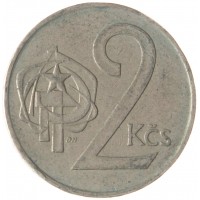 Монета Чехословакия 2 кроны 1982