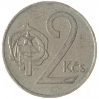 Монета Чехословакия 2 кроны 1982