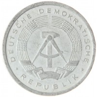 Монета ГДР 1 пфенниг 1982