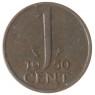 Нидерланды 1 цент 1950