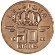 Бельгия 50 сантимов 1998 'BELGIQUE'