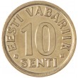 Эстония 10 сентов 2008