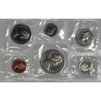 Канада Официальный годовой набор 1972 (6 монет в запайке)