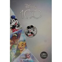 Монета Франция 10 евро 2023 100 лет компании Walt Disney - Микки Маус