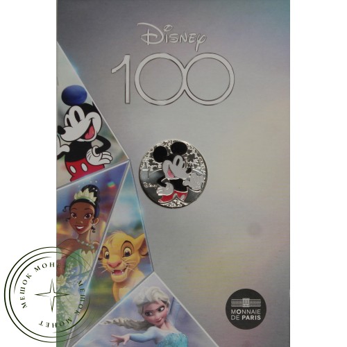 Франция 10 евро 2023 100 лет компании Walt Disney - Микки Маус — 937040348