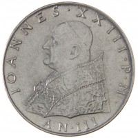 Монета Ватикан 100 лир 1961