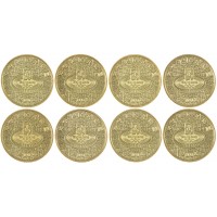 Китай набор 8 монет 1 юань 2008 XXIX летние Олимпийские игры в Пекине 2008