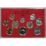 Франция годовой набор 10 монет 1994 в буклете