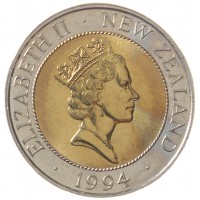 Монета Новая Зеландия 50 центов 1994 Эндевор