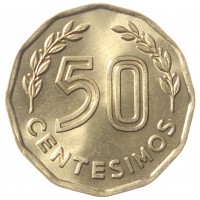 Монета Уругвай 50 сентесимо 1981