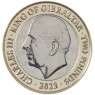 Гибралтар 2 фунта 2023 Боже, храни короля Короля Карла III 