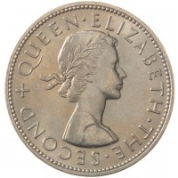 Монета Новая Зеландия 1/2 кроны 1963