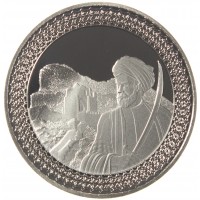 Монета Гибралтар 5 фунтов 2022 Арабский полководец Тарик ибн Зияд