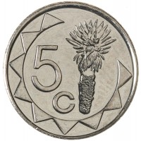 Монета Намибия 5 центов 2015
