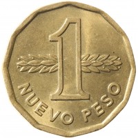 Монета Уругвай 1 новый песо 1978