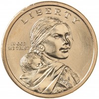 Монета США 1 доллар 2024 Закон о гражданстве коренных народов