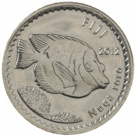 Монета Фиджи 5 центов 2012