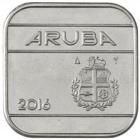 Монета Аруба 50 центов 2016
