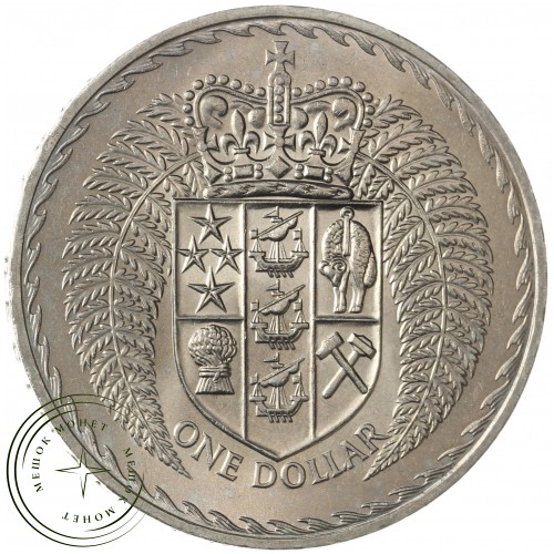 Новая Зеландия 1 доллар 1967 — 937030252