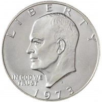 Монета США 1 доллар 1973 S UNC