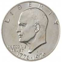 Монета США 1 доллар 1976 200 лет независимости США S UNC