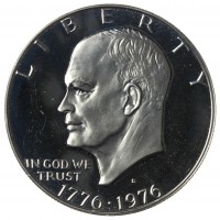 Монета США 1 доллар 1976 200 лет независимости США S PROOF