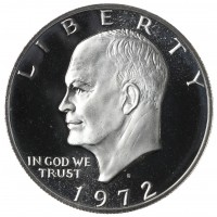 Монета США 1 доллар 1972 S PROOF