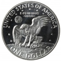 Монета США 1 доллар 1972 S PROOF