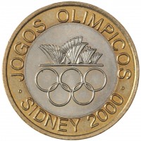 Монета Португалия 200 эскудо 2000 XXVII летние Олимпийские Игры в Сиднее 2000