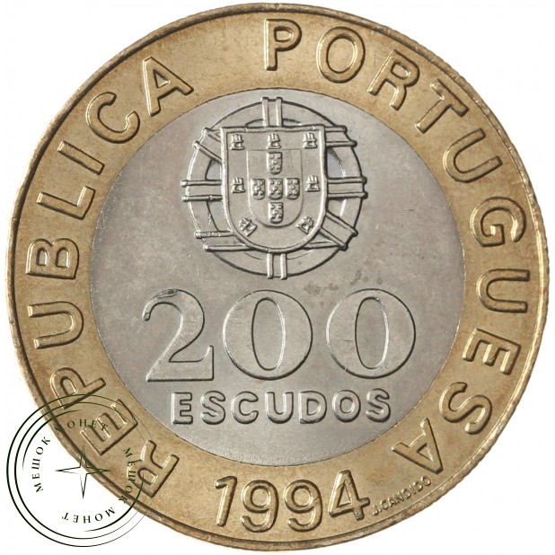 Португалия 200 эскудо 1994 Лиссабон – культурная столица Европы