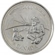 Канада 25 центов 2000 Мудрость