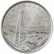 Канада 25 центов 2005 100 лет провинции Альберта