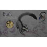 Монета Австралия 1 доллар 2011 Детёныши диких животных - Сахарная летяга