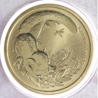 Монета Австралия 1 доллар 2011 Детёныши диких животных - Сахарная летяга