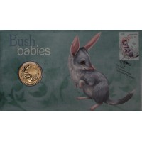 Монета Австралия 1 доллар 2011 Детёныши диких животных - Бандикут